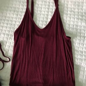 Maroon simple shirt